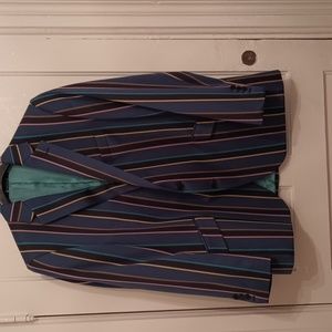 Men's EUC Charles Tyrwhitt Striped Boating Jacket